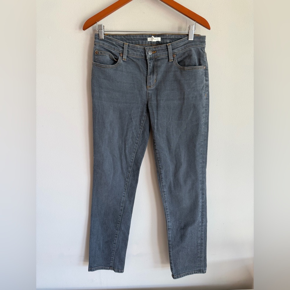 Eileen Fisher Womens Gray Slim Fit Stretch‎ Denim Jeans Size 2